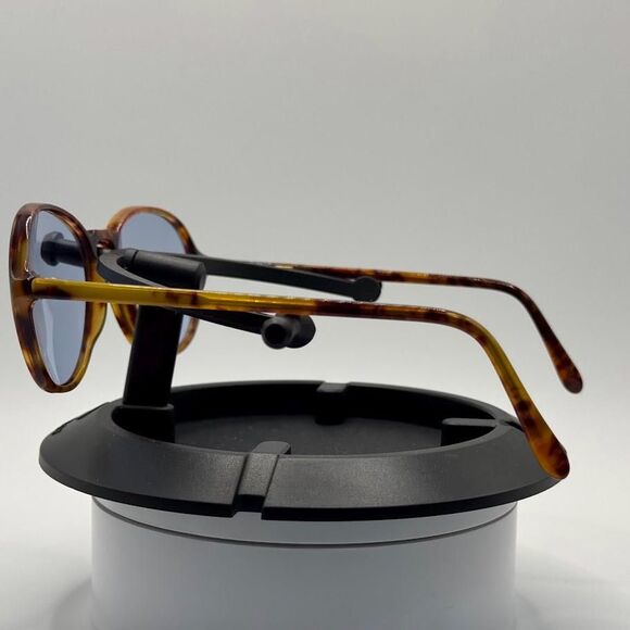 Vintage Ralph Lauren 523 Eyeglasses | Tortoise Frames | New Blue Lenses | 1980s main image 6
